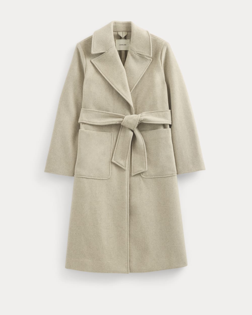ReWool Belted Blanket Coat | Heather Wheat - Image 2