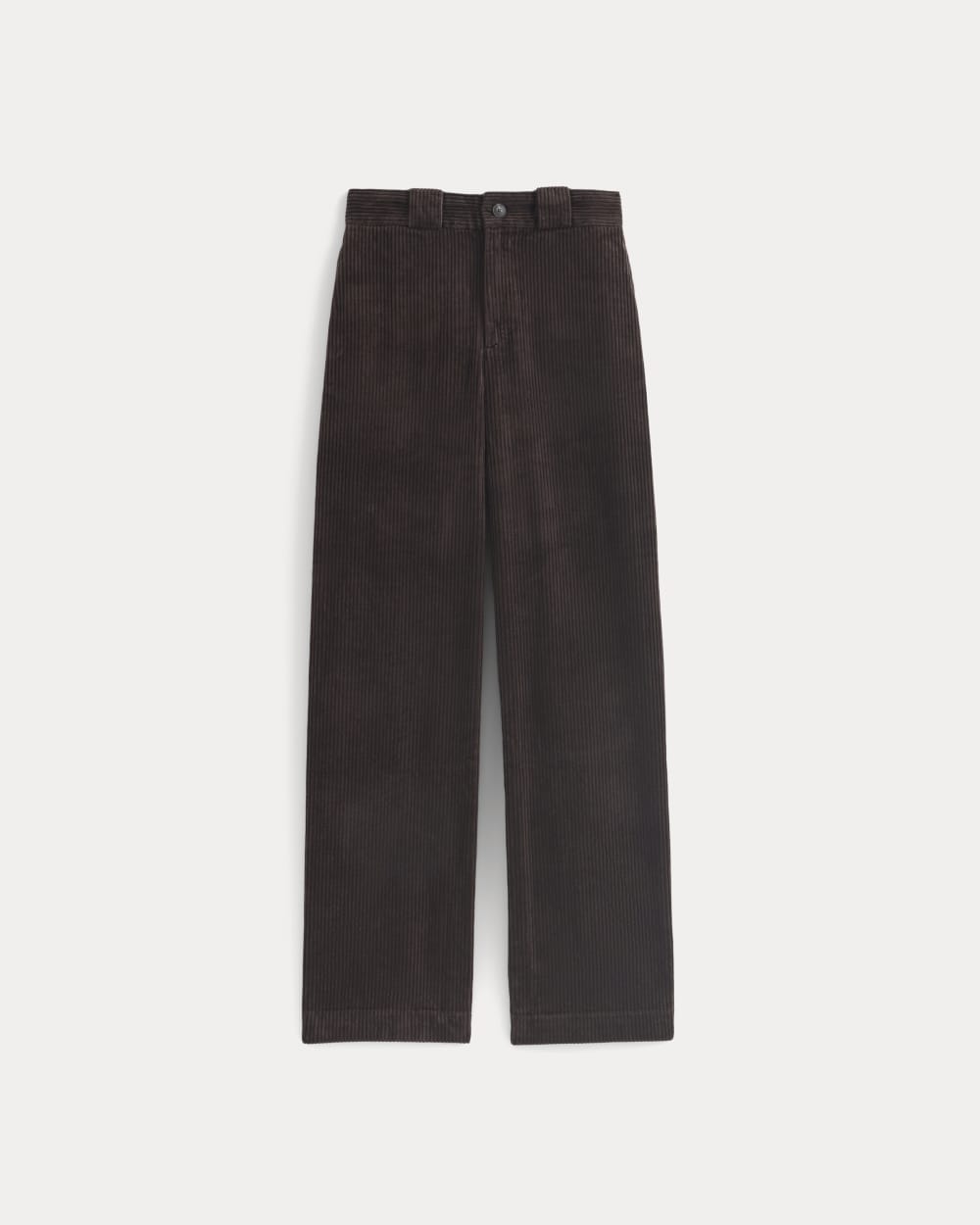 Corduroy Wide-Leg Trouser | Dark Chocolate - Image 2