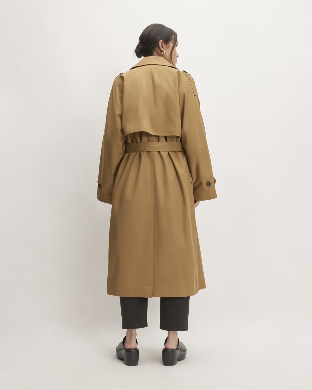 The Cotton Long Trench Coat | Toasted Coconut - Image 6