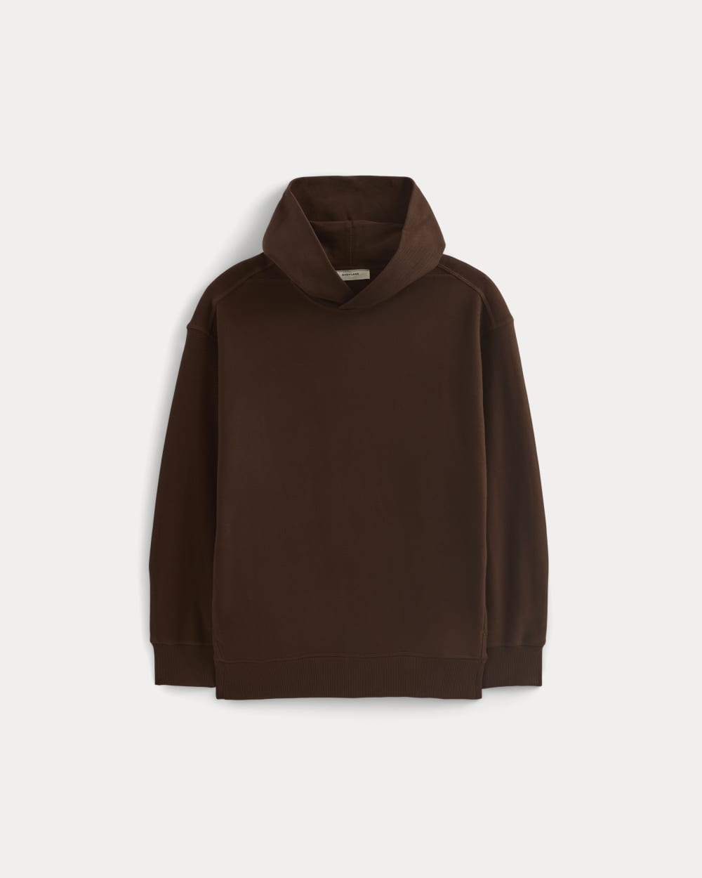 Twill Terry Jacquard Hoodie | Dark Mahogany - Image 2