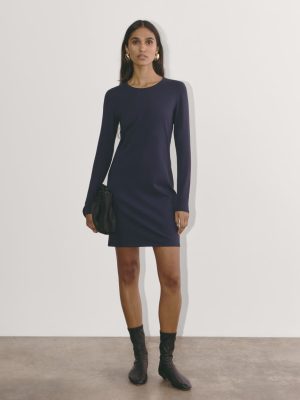 The Form Mini Dress | Navy