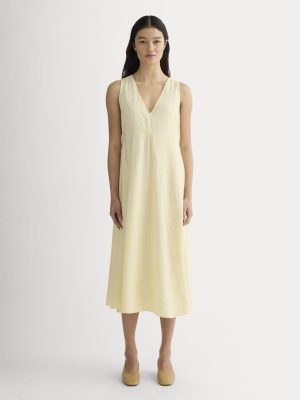 The V-Neck Dress in SoftLuxe | Banana Crepe