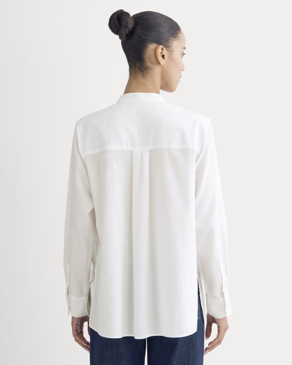 The Pleated Shirt in Silky Cotton | White - Image 5