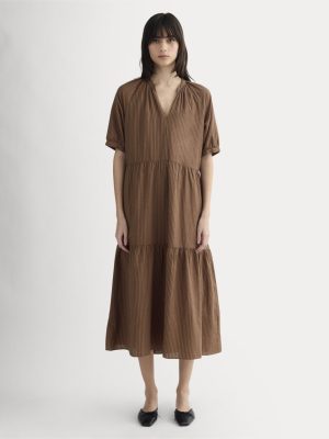 The Farmers Market Dress | Carob Brown / Black