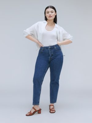 The '90s Cheeky Hourglass Jean | Deep Atlantic | 26.5 Inseam