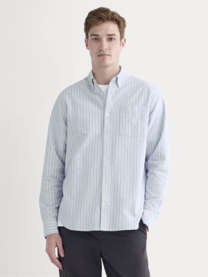 The Classic Oxford Shirt | Summer Sky Stripe | Standard