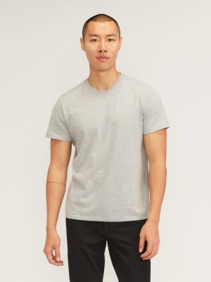 The Organic Cotton Crew | Heathered Grey