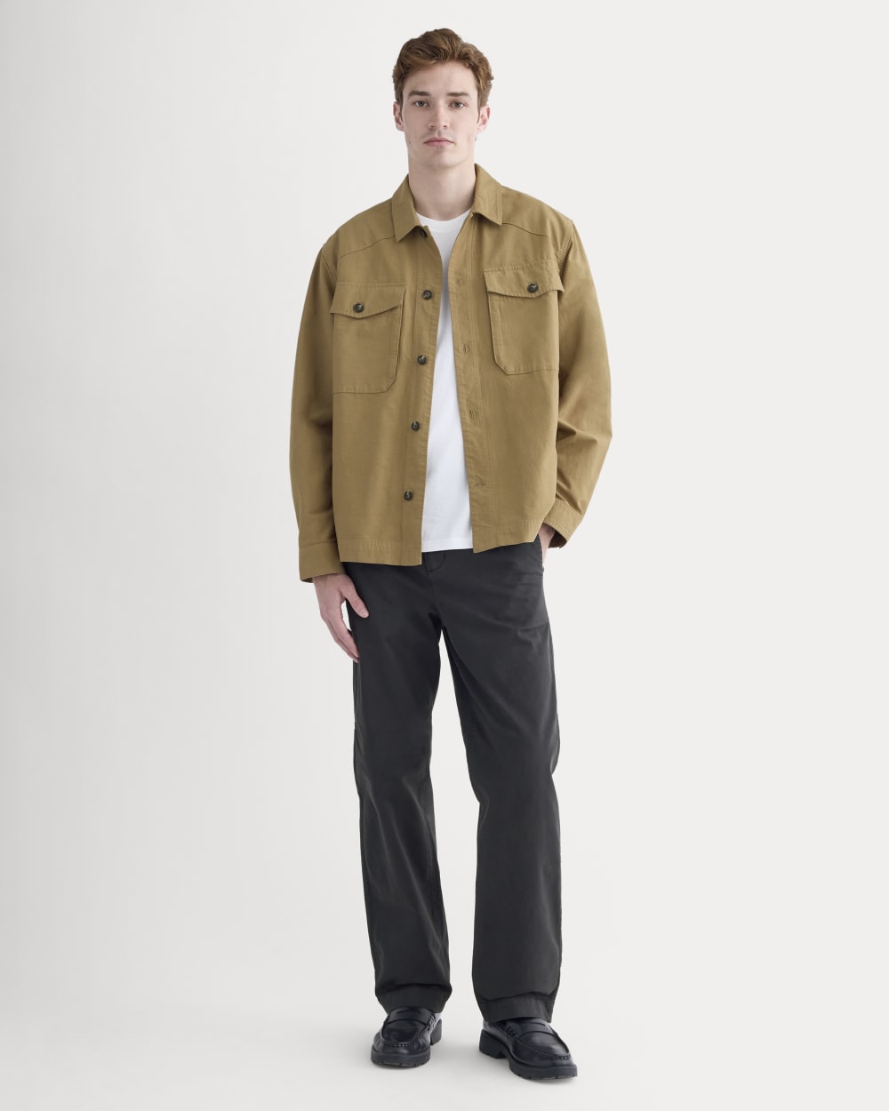 Utility Shirt Jacket | Aged Brass - Image 3