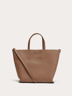 The Luxe Italian Leather Crossbody | Cognac