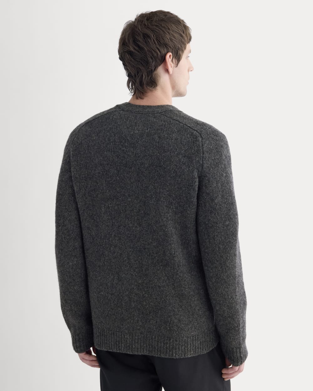 The Cloud Relaxed Cardigan | Heathered Soot - Image 5