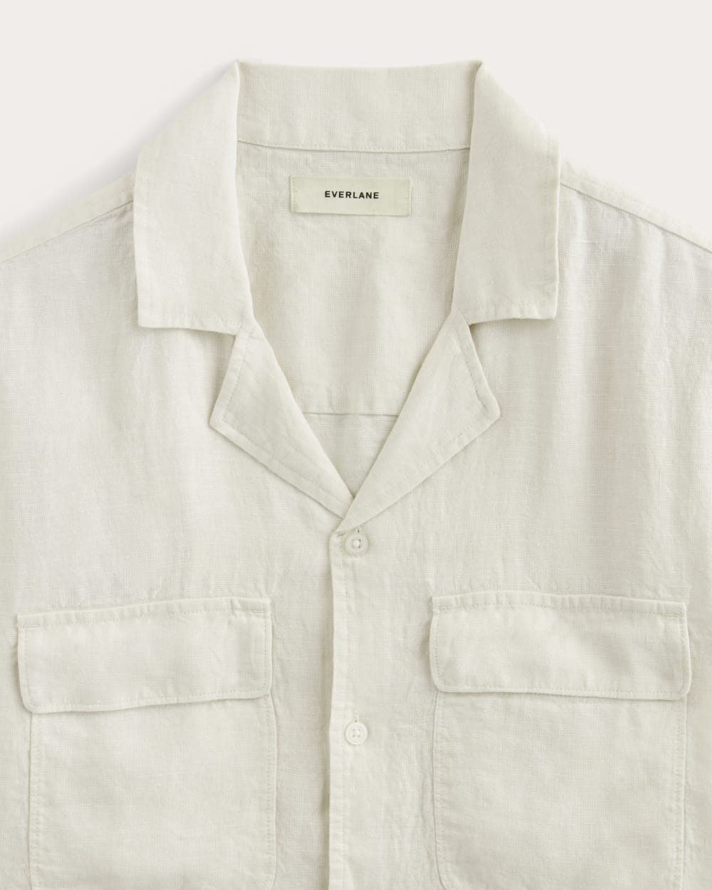 The Resort Shirt in Linen | Natural Chambray - Image 6
