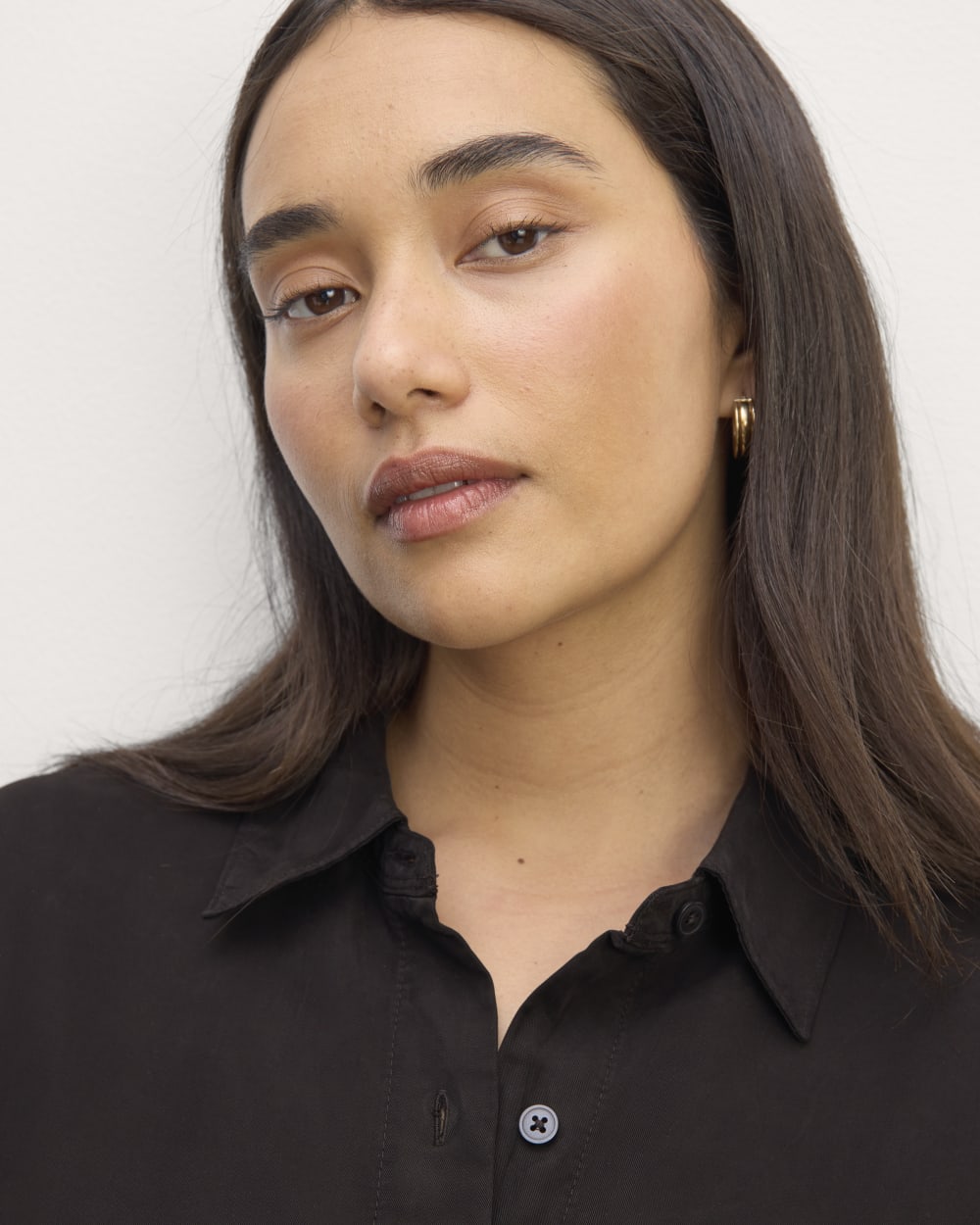 The Must-Have Shirtdress in Butterlite | Black - Image 4