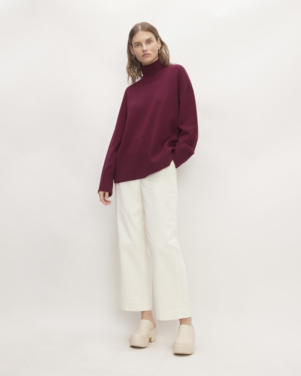 The Cashmere Oversized Turtleneck | Brandy - Image 3