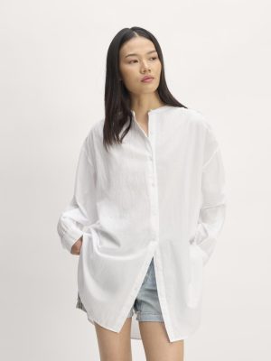 The Gauze Oversized Shirt | White