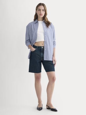 The OG Baggy Jean Short | Dark Indigo