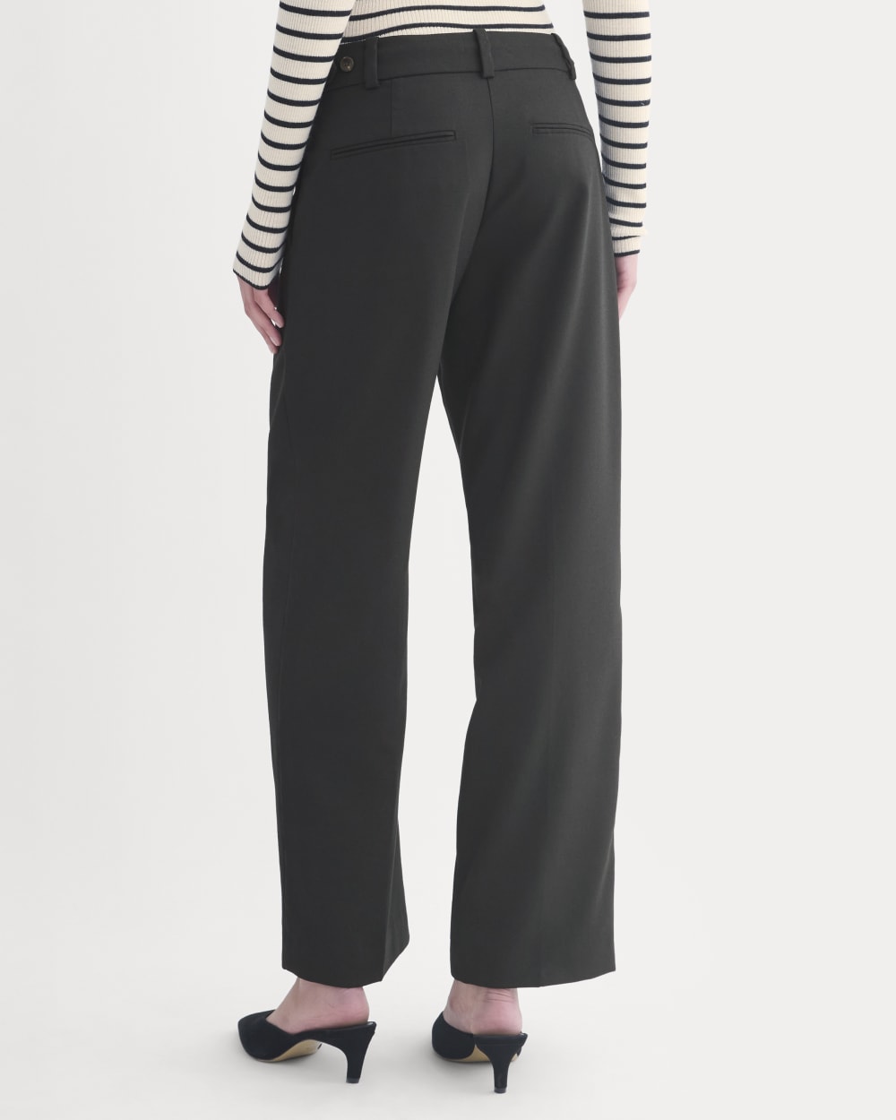 Straight-Leg Trouser in Tailor Twill | Black - Image 5