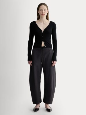 The Anywhere Barrel Pant | Black