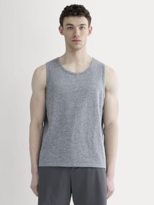 The Rec Performance Tank | Heathered Grey