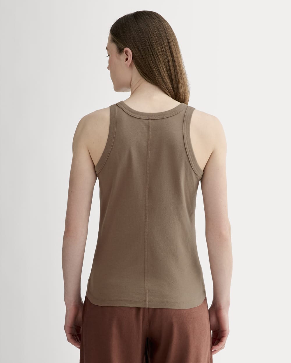 The Tank in Essential Cotton | Mocha - Image 4