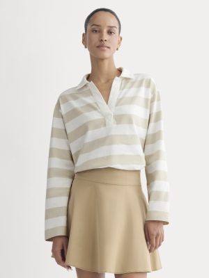 The Mariner Rugby Top | Peyote / Bone