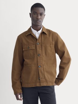 The Denim Utility Jacket | Neutral Toffee