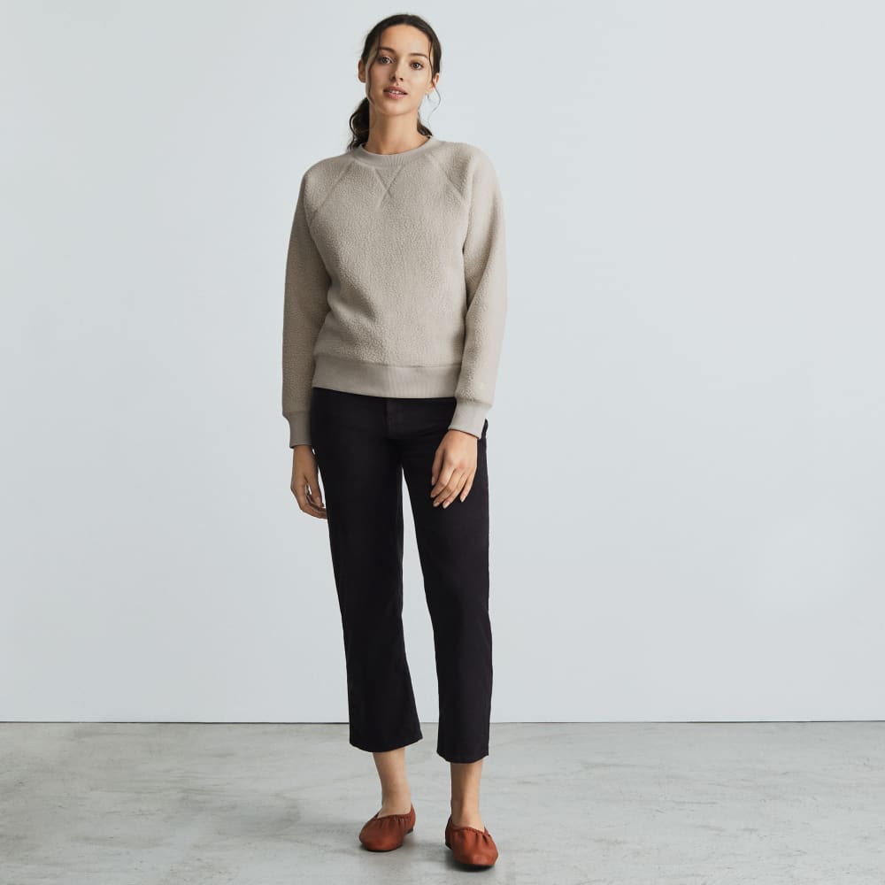 The ReNew Fleece Raglan Sweatshirt | Sandstone - Image 3