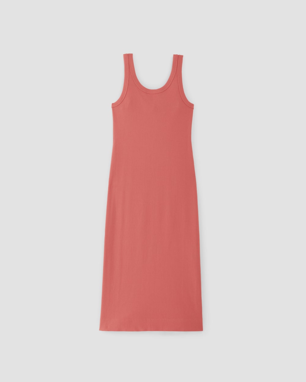 The '90s Rib Dress | Coral - Image 2
