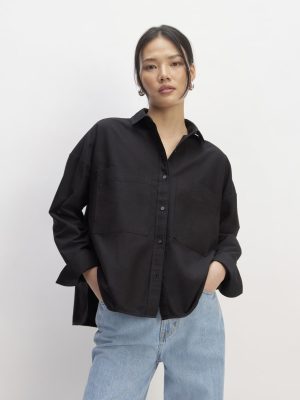 The Boxy Oxford | Black