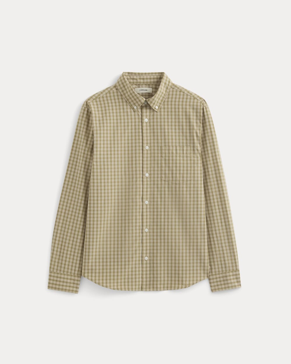 Washed Poplin Shirt | Aged Brass Plaid - Image 2