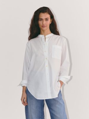 The Oversized Shirt in Ultrasoft Cotton | White