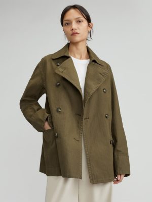 The Organic Cotton Herringbone Jacket | Beech