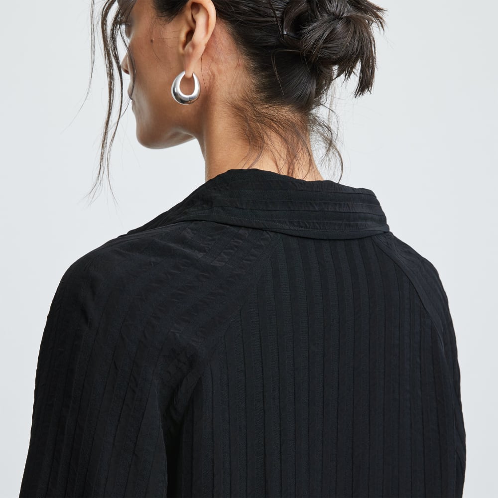 The City Stripe Shirt | Black - Image 5