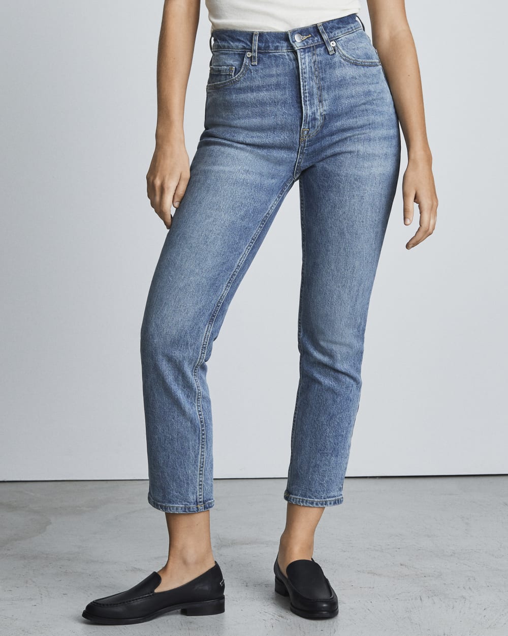 The Original Cheeky® Jean | Worn-In Mid Blue | 26.5 Inseam - Image 4