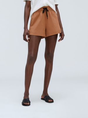The Seersucker Boxer Short | Tawny Brown