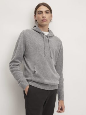 The Felted Merino Hoodie | Grey