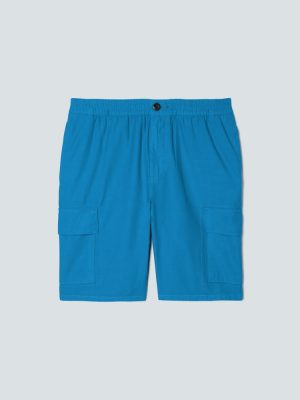 The Cotton Linen Short | Horizon Blue