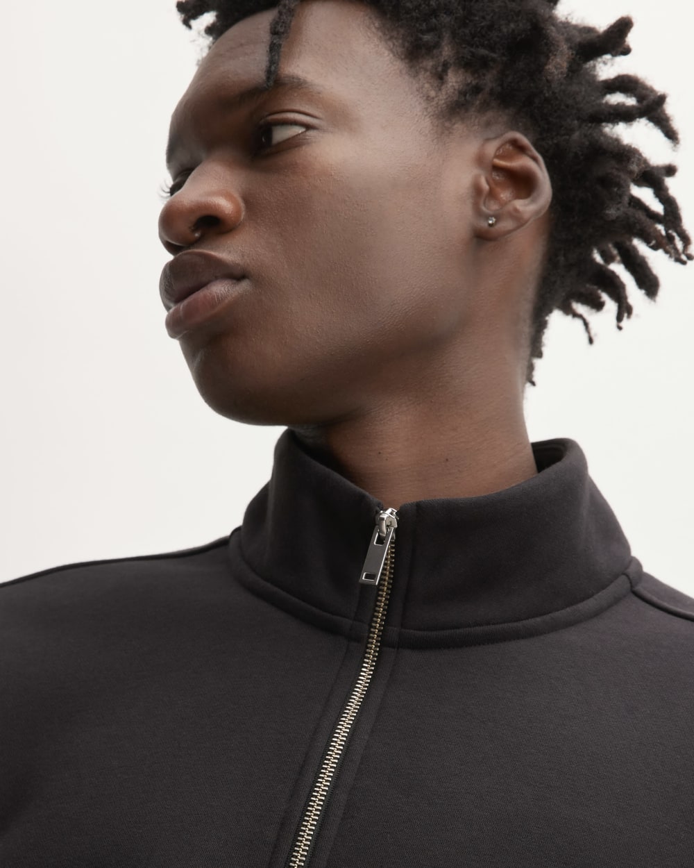 The ReTrack Fleece Half-Zip | Black - Image 4