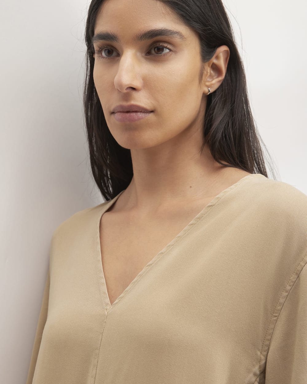 The TENCEL? Puff-Sleeve Dress | Cornstalk - Image 5