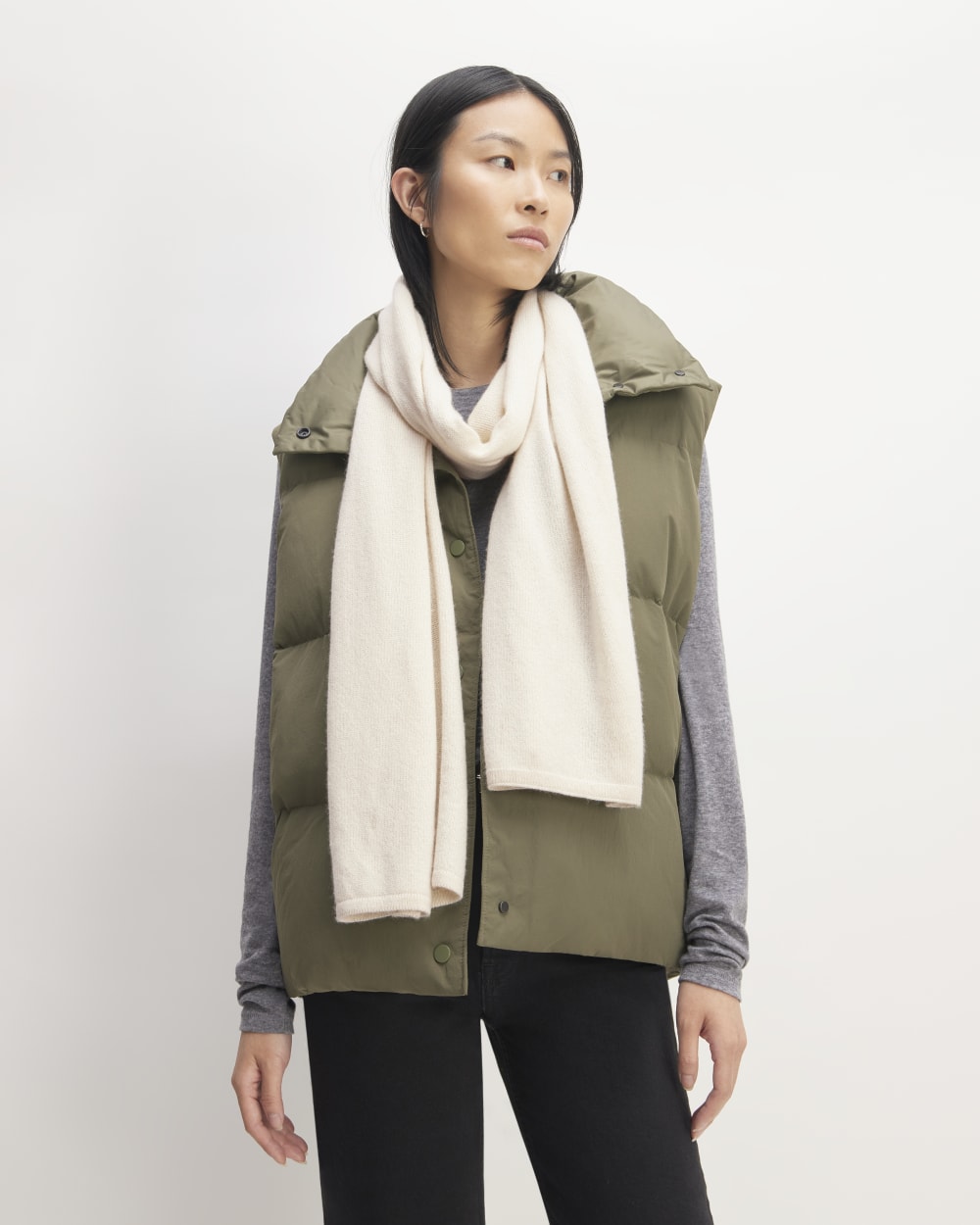 The ReCashmere Scarf | Bone
