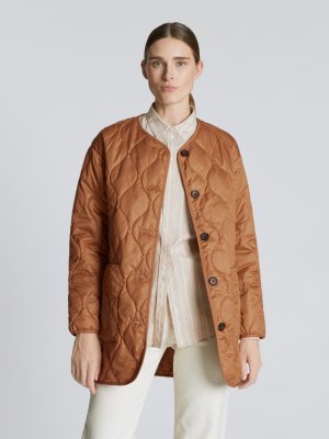 The Quilted Liner | Tawny Brown