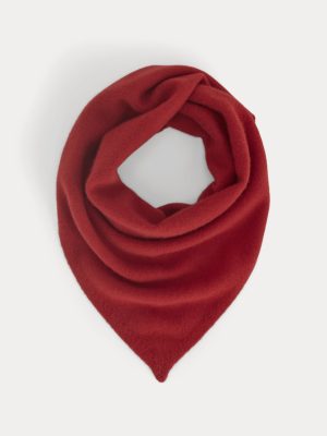 Cashmere Lovergirl Large Kerchief | Classic Red