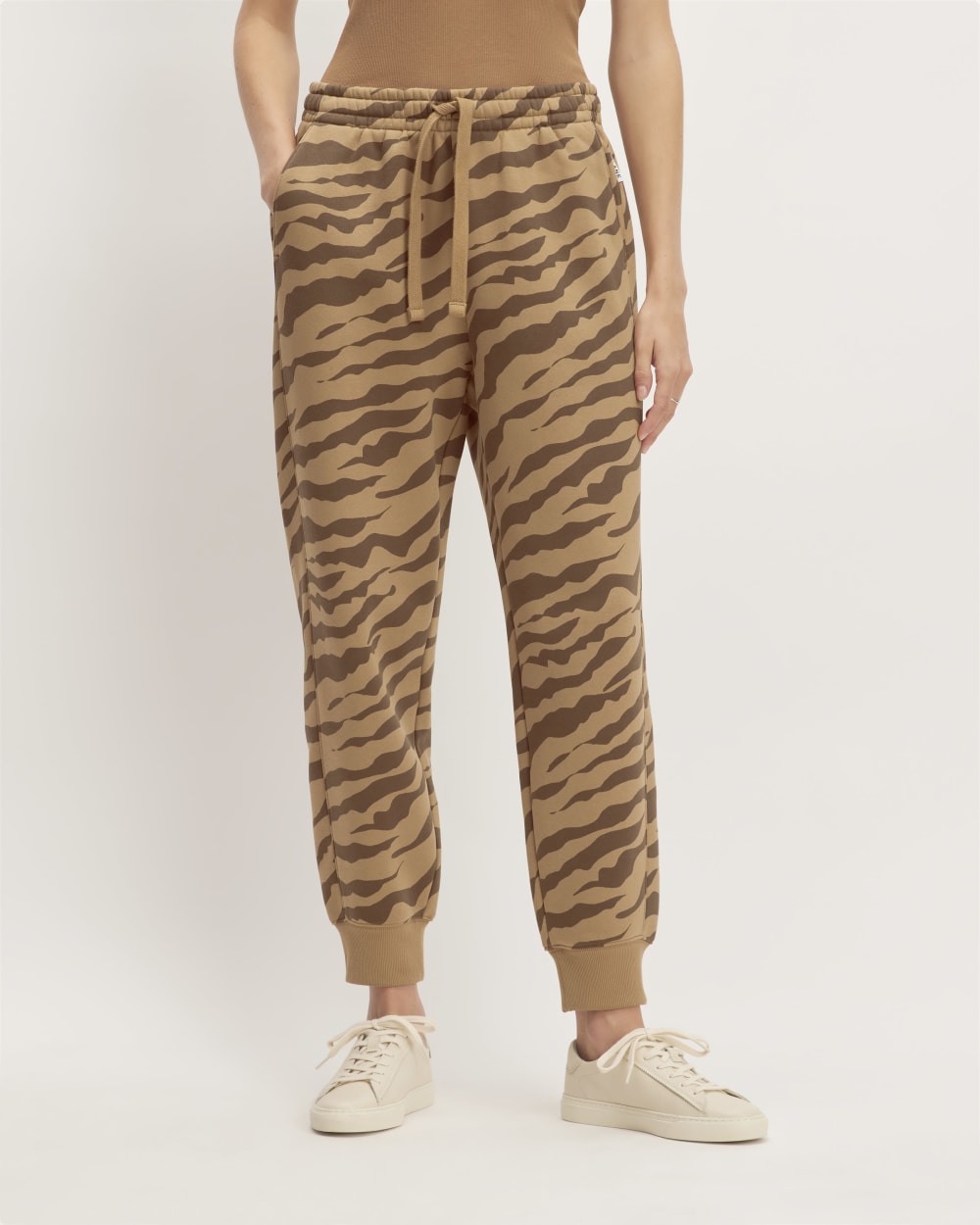 The ReTrack Jogger | Cocoa Tiger Stripe - Image 3
