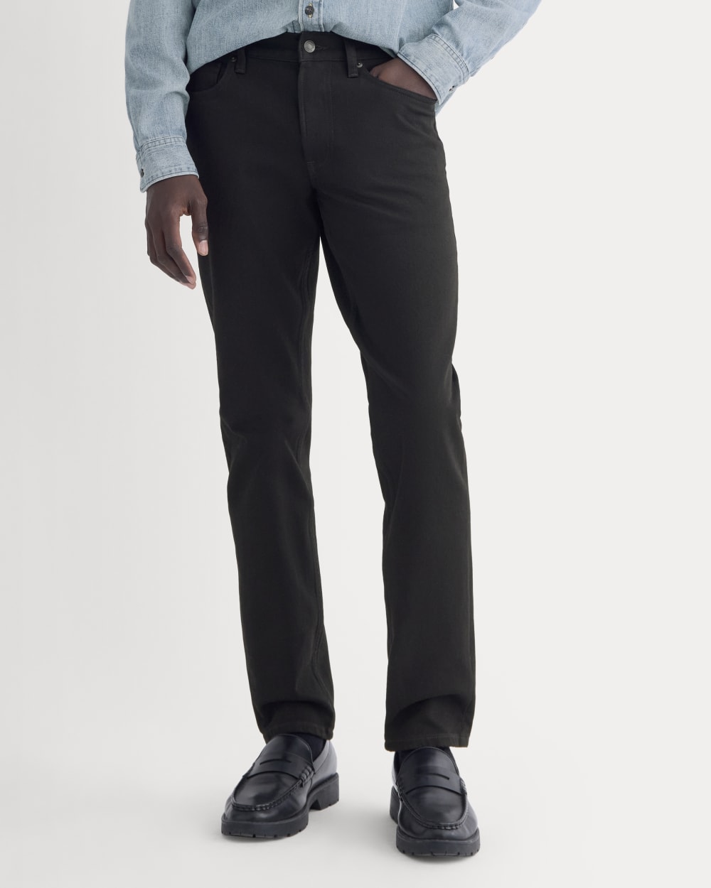 The Athletic 4-Way Stretch Organic Jean | Uniform | Black - Image 3