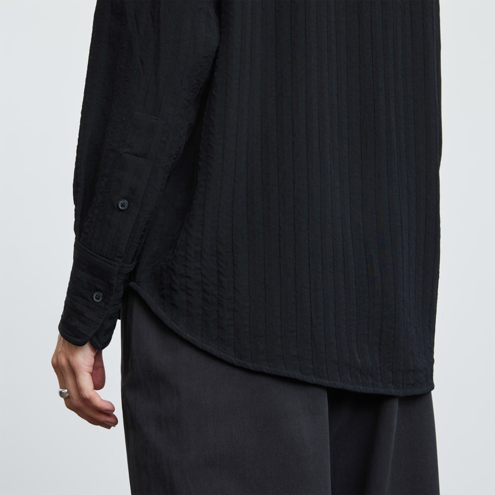 The City Stripe Shirt | Black - Image 6