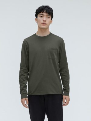 The Organic Cotton Long-Sleeve Pocket Tee | Kambaba