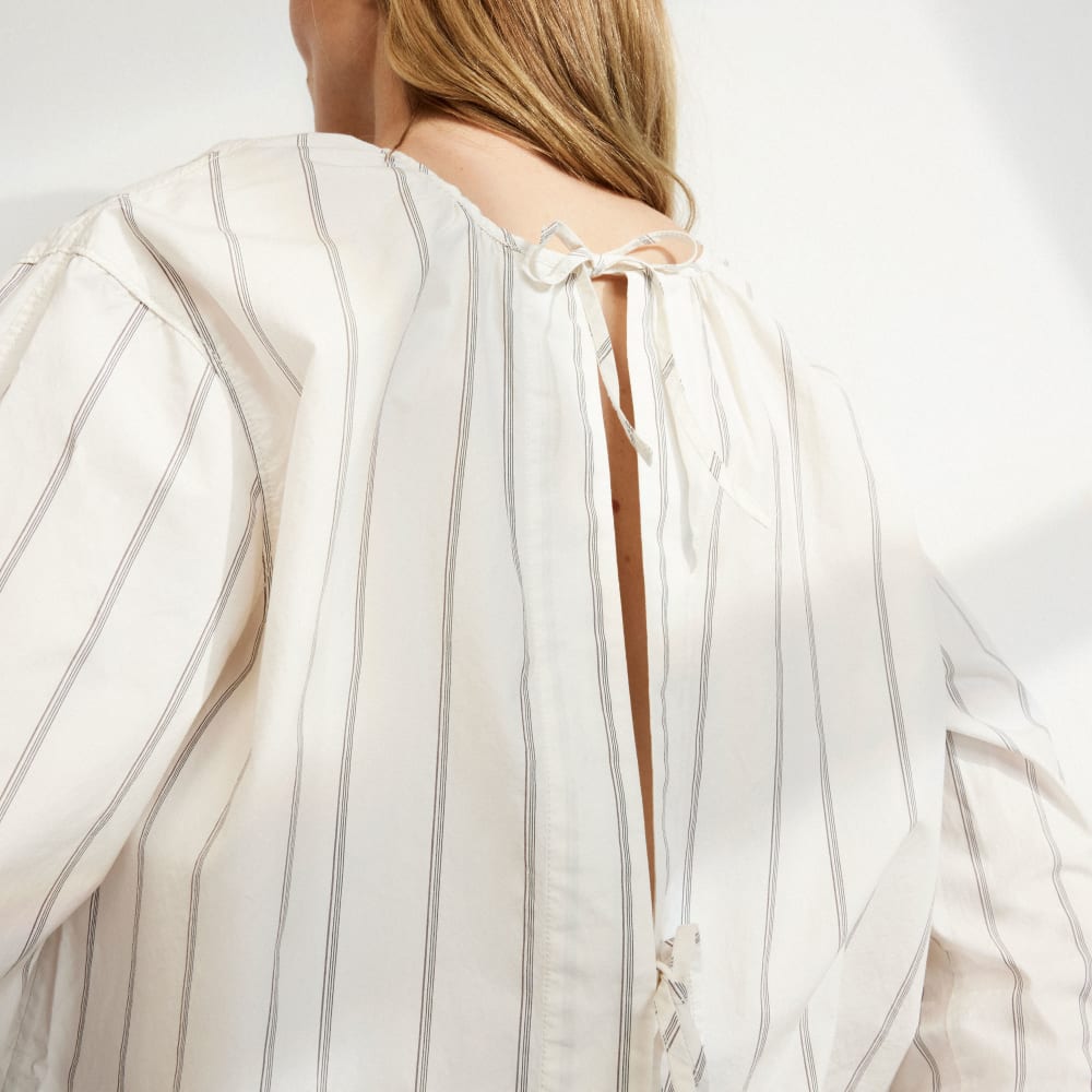 The Poplin Breeze Shirt | Black / Canvas Tan - Image 8