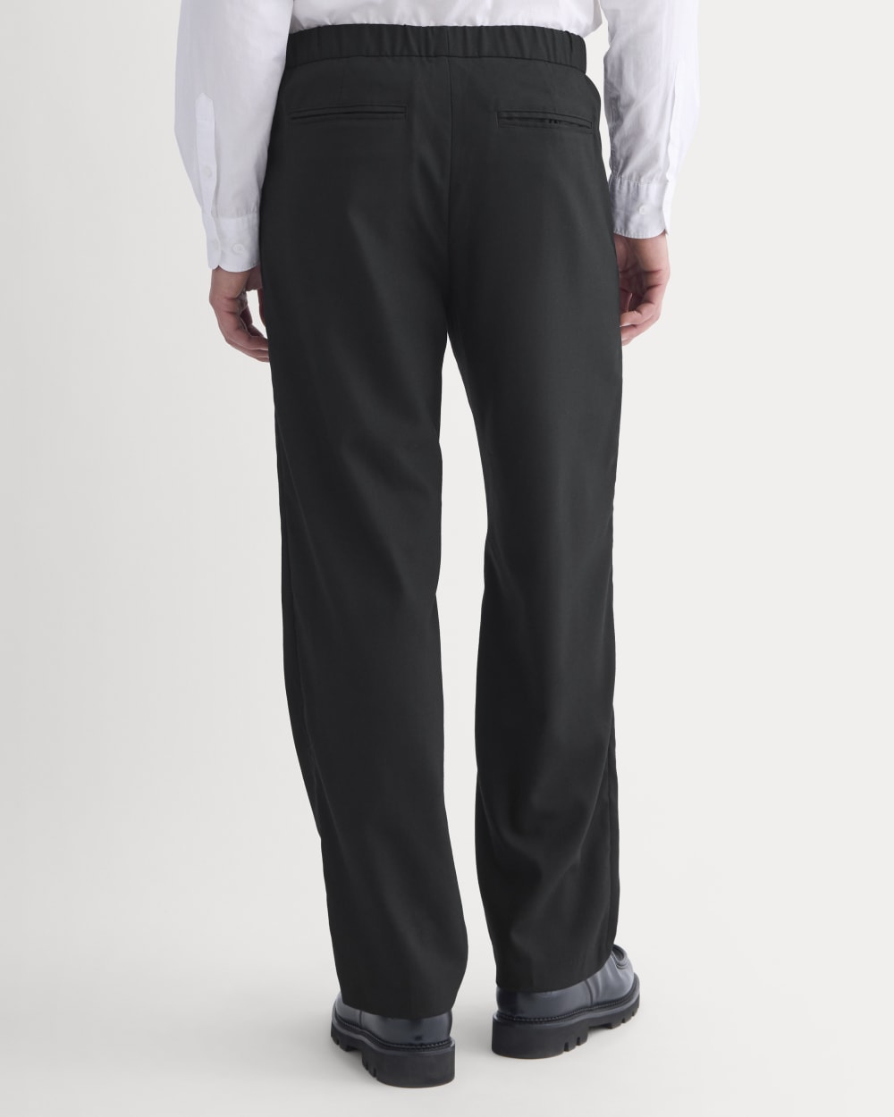 Pleated Trouser in Tailor Twill | Black - Image 5