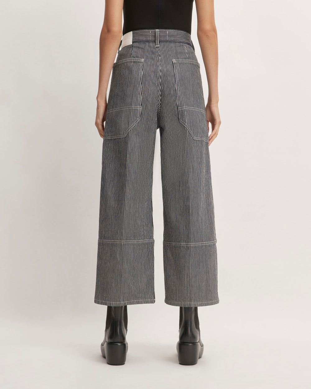 The Way-High® Gardener Cropped Jean | Hickory Stripe - Image 6