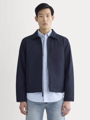The Filled Harrington Jacket | Deep Navy