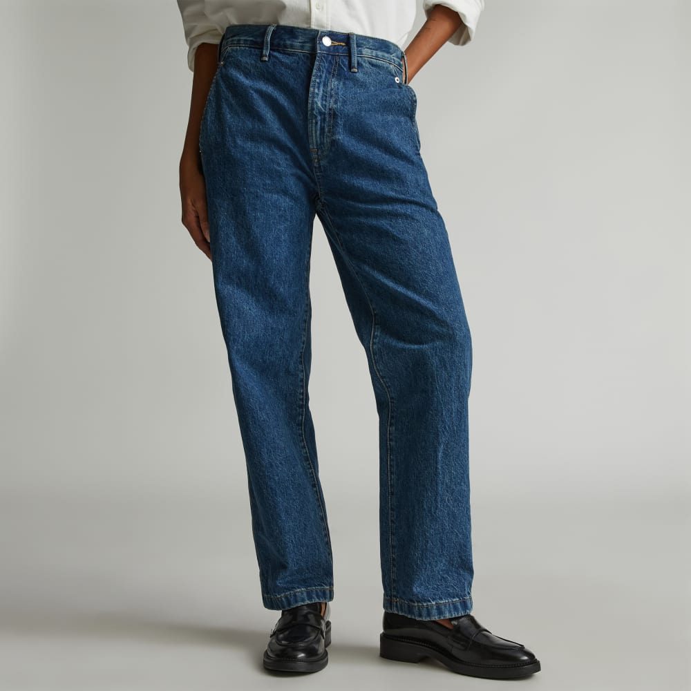 The Cinch Back Utility Jean | Vibrant Blue - Image 5